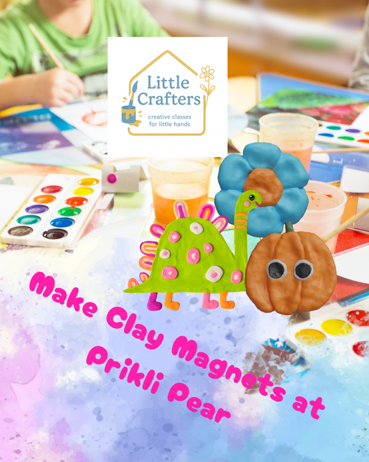Make You Own Clay Magnets 18th August 2025 at Prikli Pear