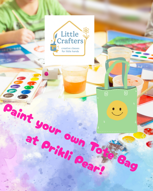 Paint Your Own Tote Bag 4th August 2025 at Prikli Pear